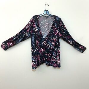 Torrid Flutter Wrap Top 2x